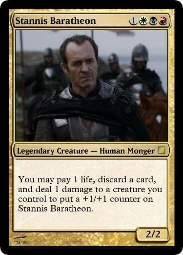 cards, custom, game of thrones, gaming, hbo, jermtube, magic the gathering, wizards of the coast