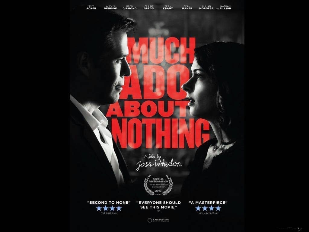 alexis denisof, amy acker, film, joss whedon, movie, much ado about nothing, nathan fillion, review, shakespeare